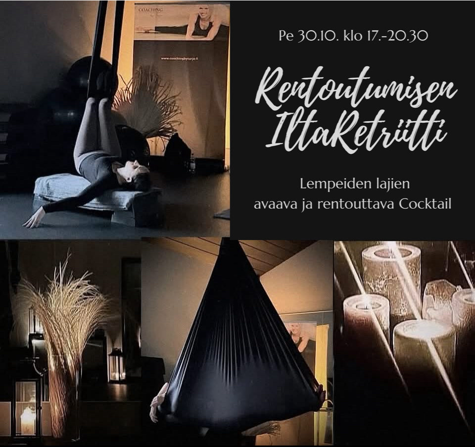Rentoutumisen IltaRetriitti, pe 30.10. klo 17.-20.30