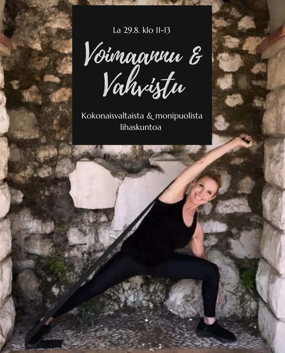 Voimaannu & Vahvistu, la 29.8. klo 11-13