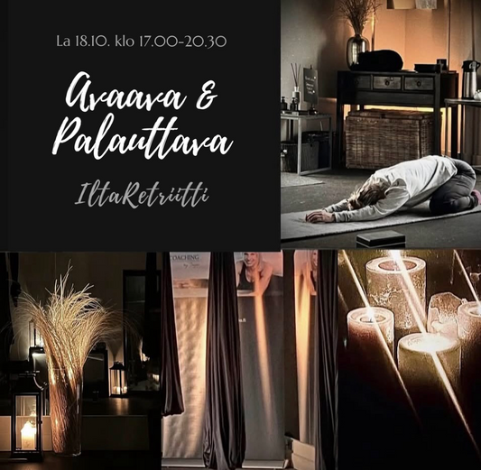 Avaava & Palauttava IltaRetriitti, la 18.10. klo 17.-20.30