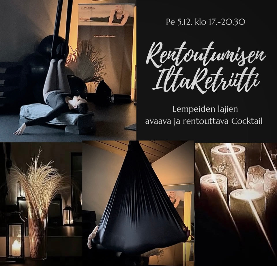 Rentoutumisen IltaRetriitti, pe 5.12. klo 17.-20.30
