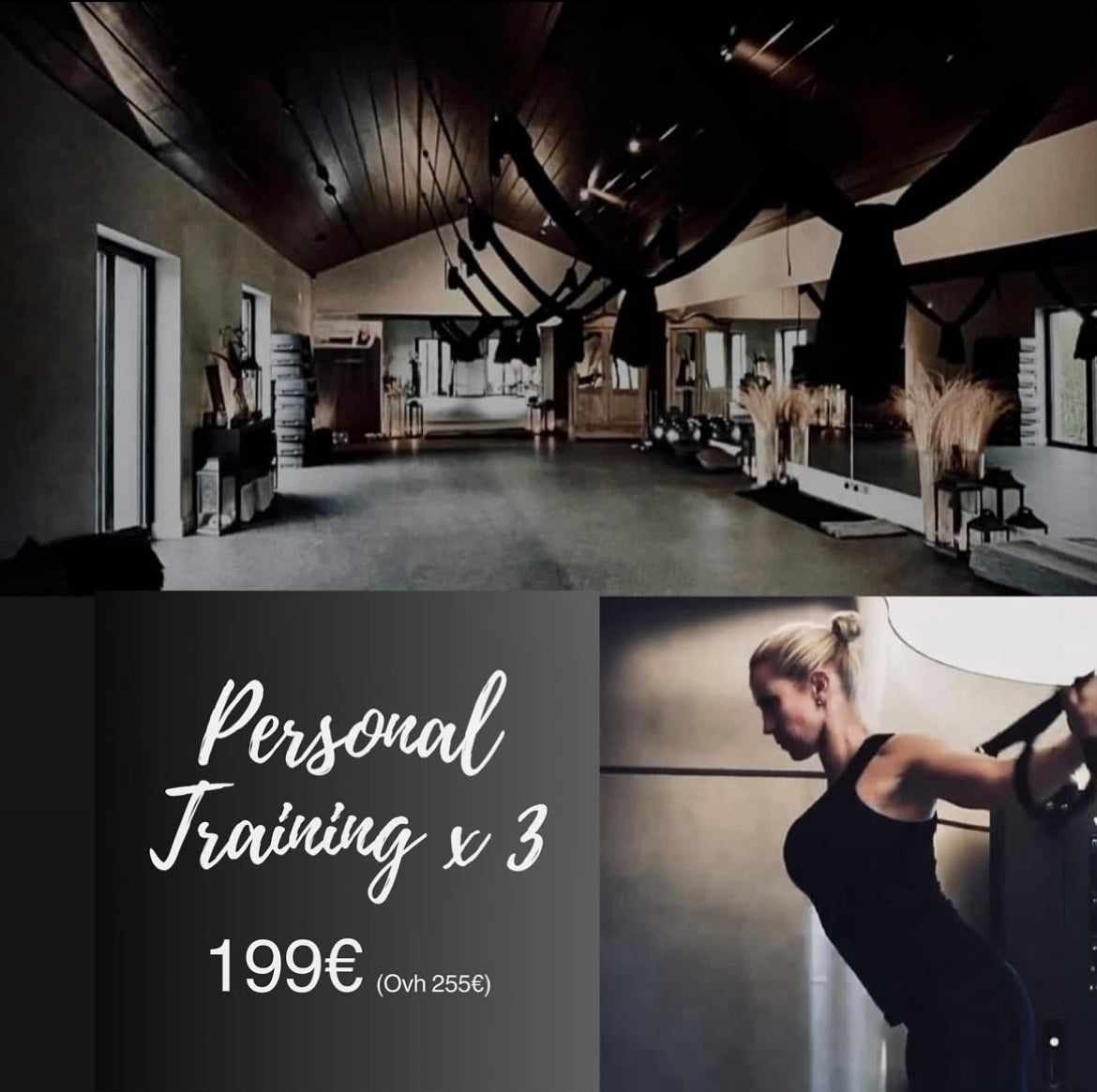 3 x PERSONAL TRAINING -treenitarjous 199€ (ovh 255€)