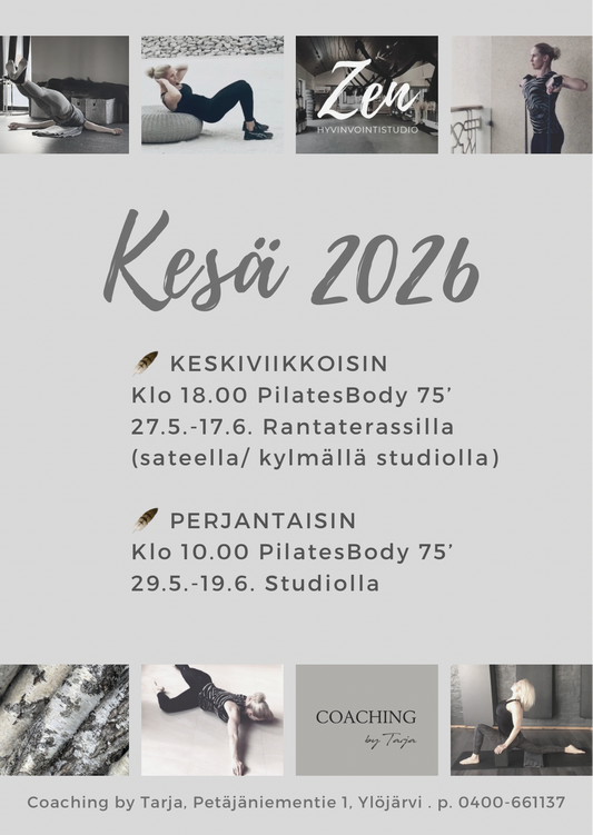 Kesän ke 18.00 PilatesBody 75’