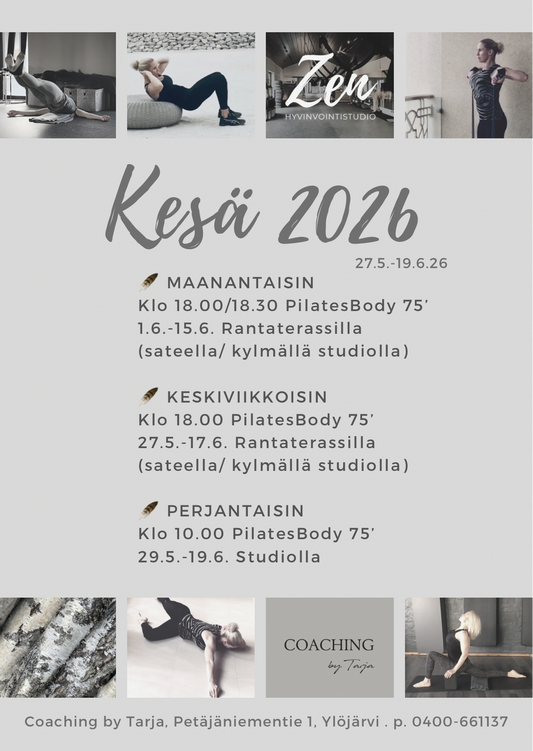 Kesän pe 10.00 PilatesBody 75’